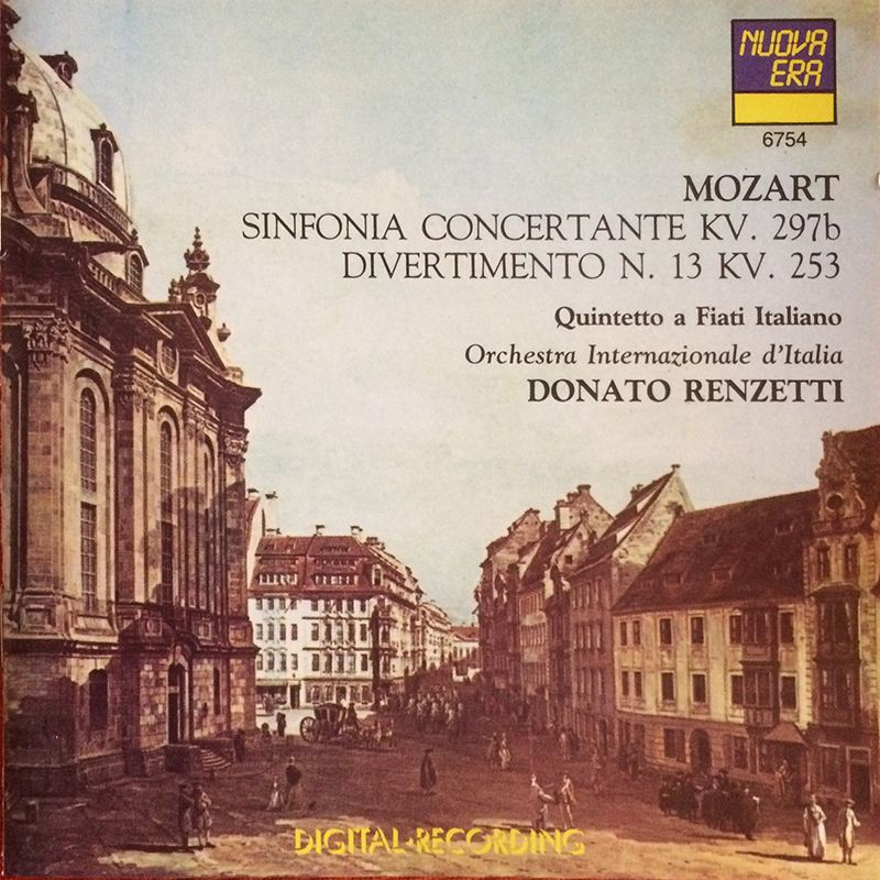 MOZART - Sinfonia Concertante KV. 297b - Divertimento n. 13 KV. 253