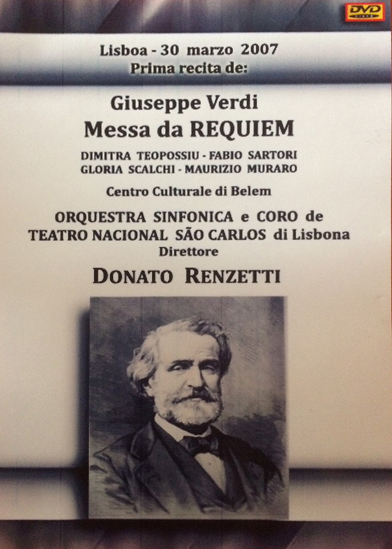 Giuseppe Verdi - Messa da Requiem - Orchestra Sinfonica e Coro de Teatro Nacional São Carlos di Lisbona