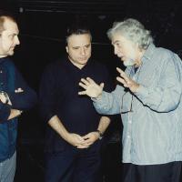 with Antonio Salvadori and Glauco Mauri
